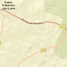 Saint-Saturnin-sur-Loire Street Map