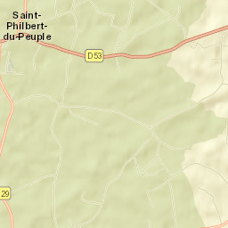 Saint-Philbert-du-Peuple Street Map