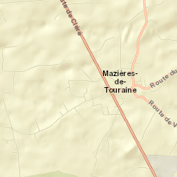 Mazières-de-Touraine Street Map