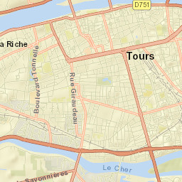 La Riche Street Map
