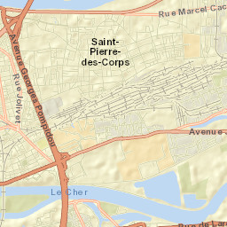 Tours Street Map