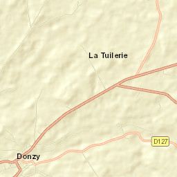 Donzy Street Map