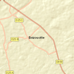 Mirebeau-sur-Bèze Street Map