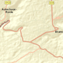 Blamont Street Map