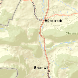 Bezirk Thierstein Street Map