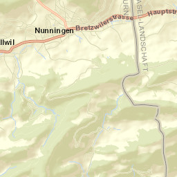 Nunningen Street Map