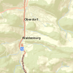 Bezirk Waldenburg Street Map