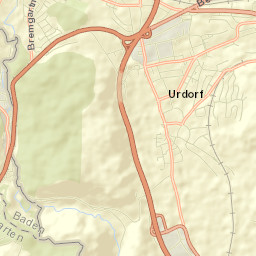 Urdorf / Moos Street Map