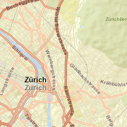 Zürich (Kreis 1) / Lindenhof Street Map
