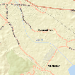 Dübendorf / Sonnenberg Street Map