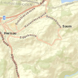 Herisau Street Map