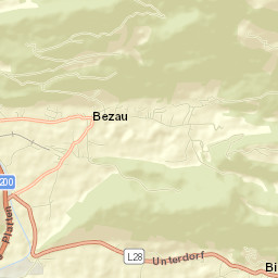 Bizau Street Map
