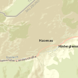Hinterglemm Street Map