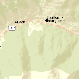Saalbach Street Map