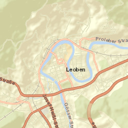 Leoben Street Map
