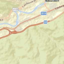 Niklasdorf Street Map