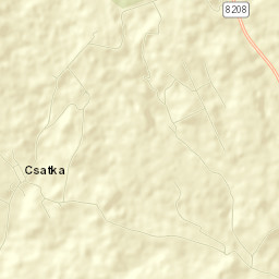 Csatka Street Map