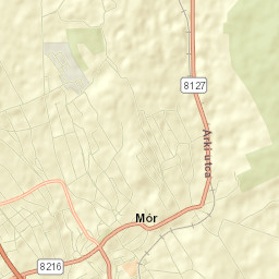 Mór Street Map