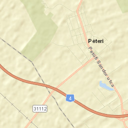 Péteri Street Map