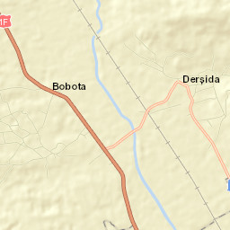 Comuna Bobota Street Map