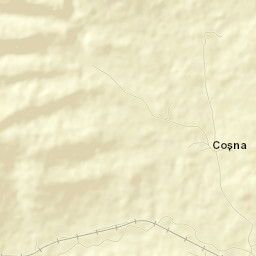 Comuna Coşna Street Map