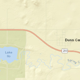 Dunn County Street Map