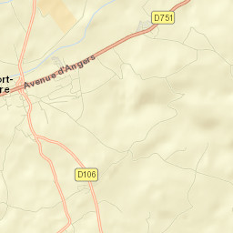 Rochefort-sur-Loire Street Map