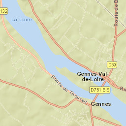 Gennes Street Map