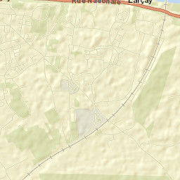Larçay Street Map