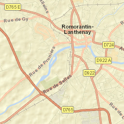 Romorantin-Lanthenay Street Map