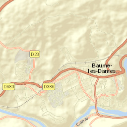 Baume-les-Dames Street Map