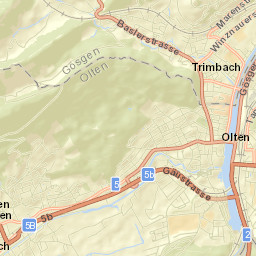 Bezirk Olten Street Map