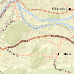 Obergösgen Street Map