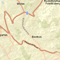 Berikon Street Map