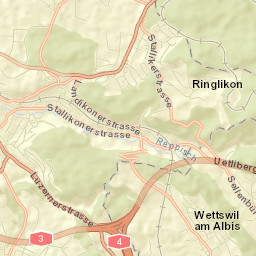 Wettswil / Wettswil (Dorf) Street Map