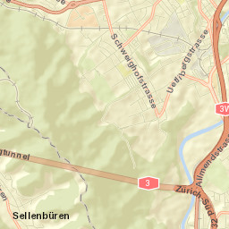 Zürich (Kreis 3) / Friesenberg Street Map