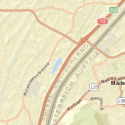 Mäder Street Map