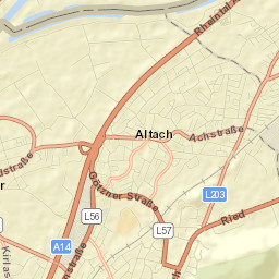 Altach Street Map