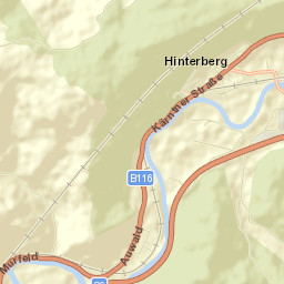 Hinterberg Street Map