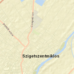 Szigetszentmiklós Street Map