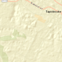 Tápióbicske Street Map