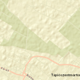 Tápiószentmárton Street Map