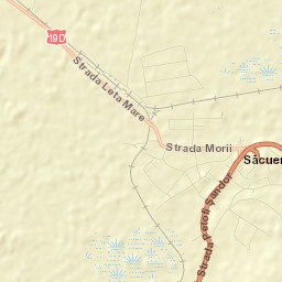 Săcueni Street Map