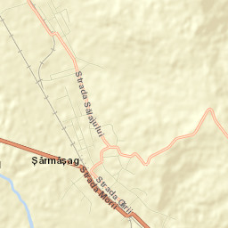Şărmăşag Street Map