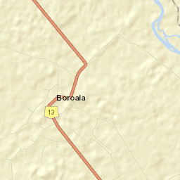 Boroaia Street Map