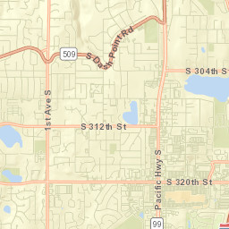 Federal Way Street Map