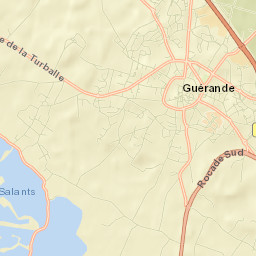 Guérande Street Map