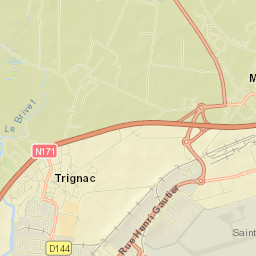 Trignac Street Map