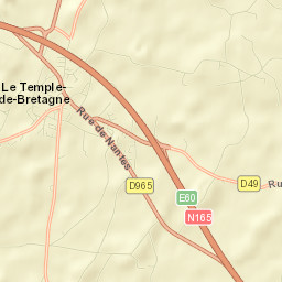 Le Temple-de-Bretagne Street Map