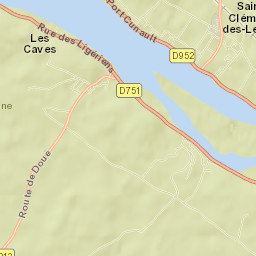 Saint-Clément-des-Levées Street Map